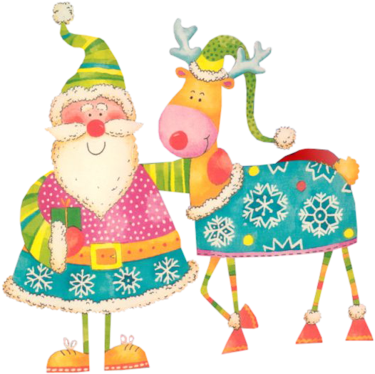 Christmas Craft Show, Christmas Decoupage, Merry Little - Santa Claus (800x600)