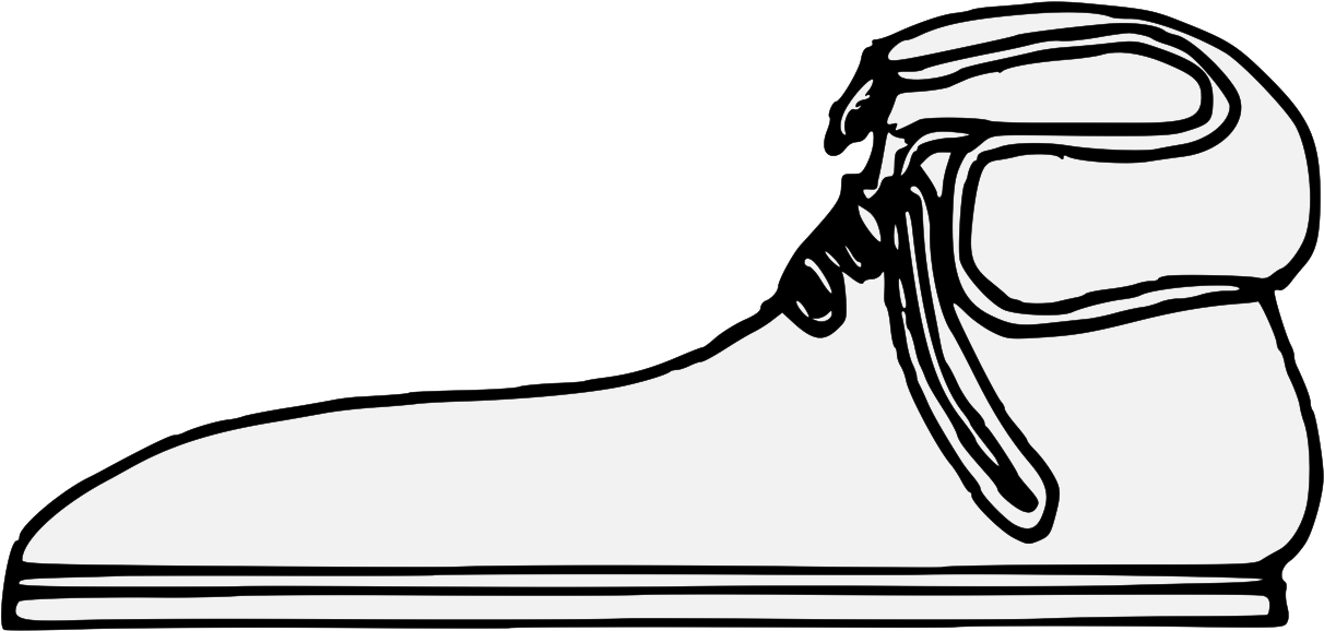 Clip Art Shofar Clipart - Shoe (1218x599)