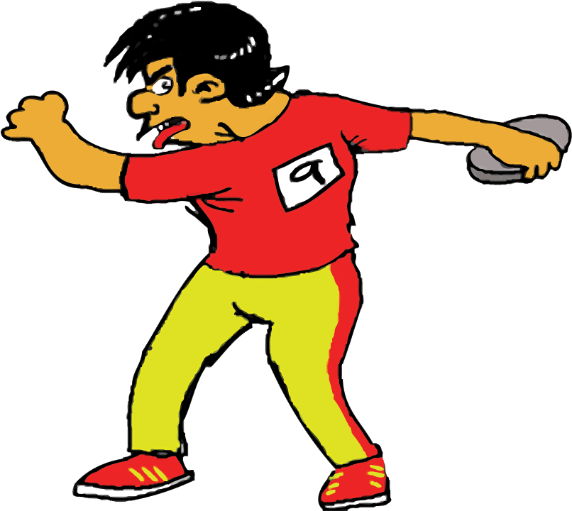 Clip Art Kali Ini Merupakan Kartun Bertemakan Sukan - Koleksi Gambar Ilustrasi Sukan (1000x856)