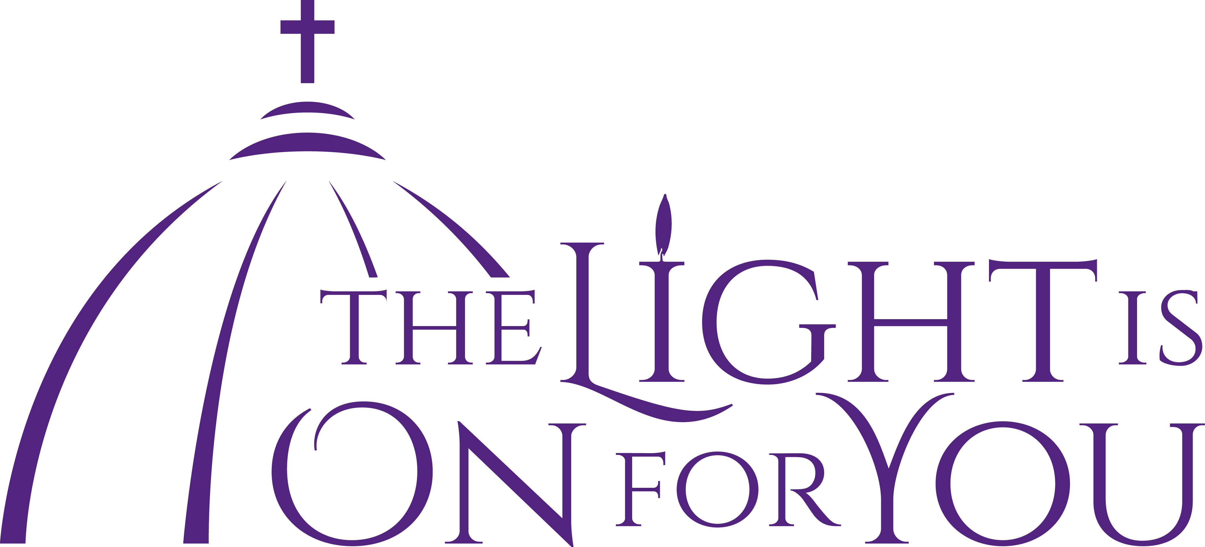 Lent Clipart Catholic - Light Is On For You Confession Clipart (4167x1894)