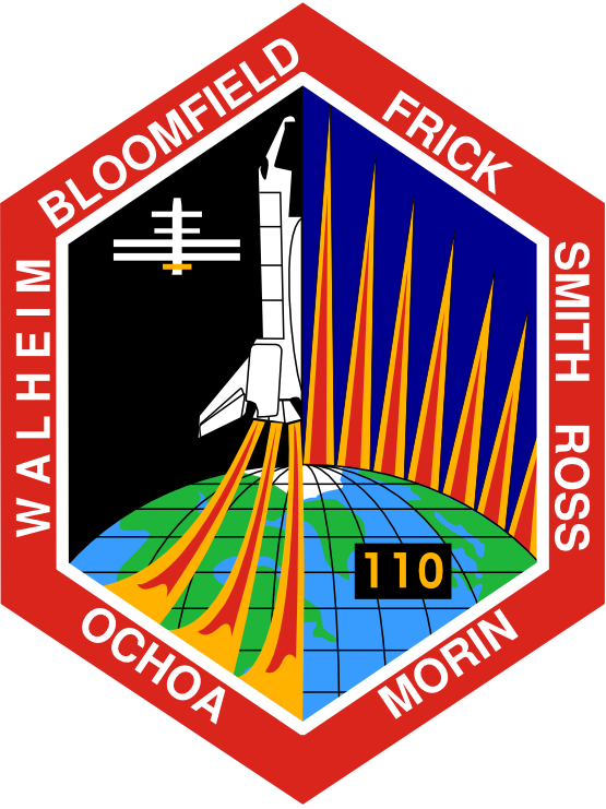Sts 110 Patch Nasa 555px - Sts 110 Patch Nasa 555px (555x741)