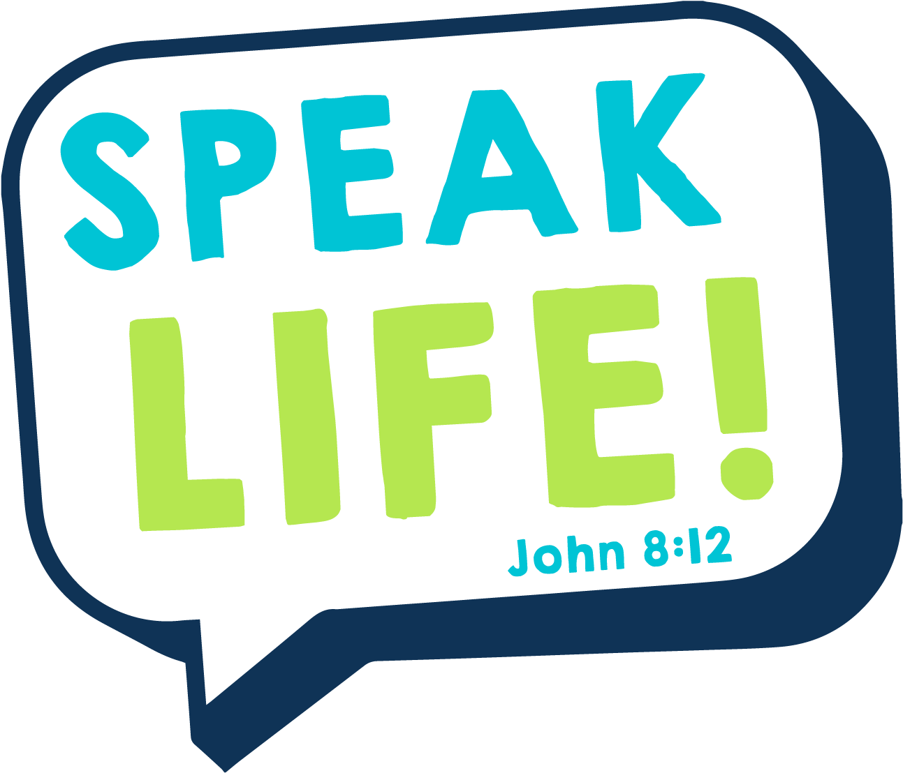 Vacation Bible School - Speak Life Clip Art (1734x1144)