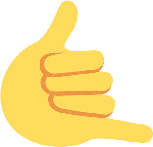 Clip Art Twitter Twemoji - Significado De Emojis De Manos (512x512)