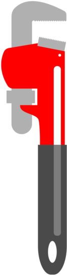 Tool Spanners Computer Icons Plumbing Pipe Wrench - Llave Stilson Vector Png (530x750)