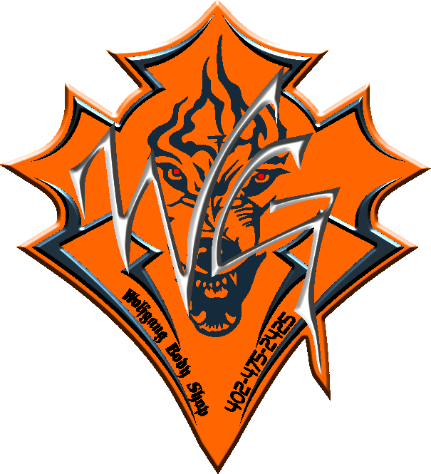 Wolfgang Body Shop - Emblem (605x665)
