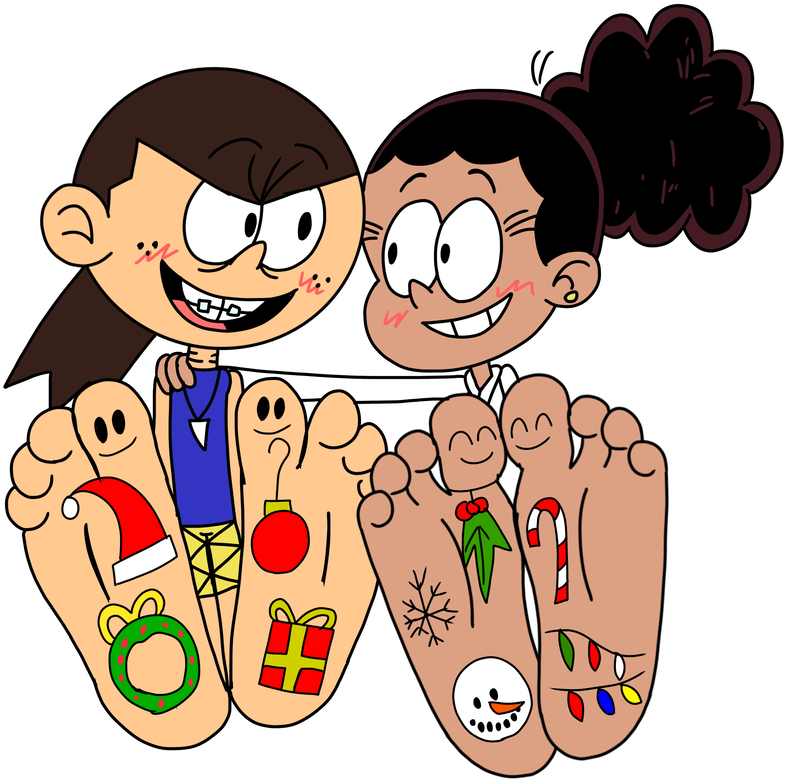 Roan Loud And Karate Girl's Christmas Feet By Dracoshark1900 - Karate (894x894)
