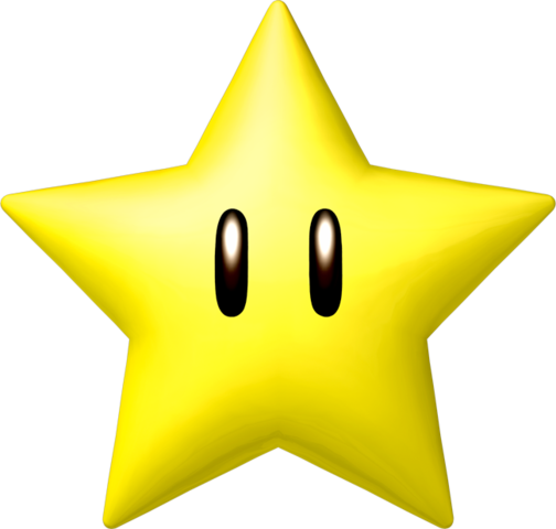 Image Kart Wii Nintendo - Super Mario Star (504x480)