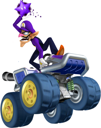 Clipart Royalty Free Library Image Mk Ds Poison Star - Mario Kart 7 Mario Png (344x434)