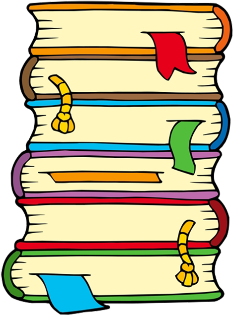 Book Drawing Clip Art Borrowed Books Transprent - Book (500x661)