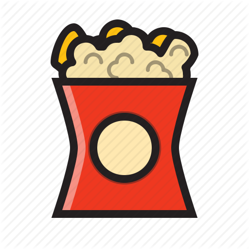 Food Icons By Kem Bardly Cinema Film - Film (512x512)