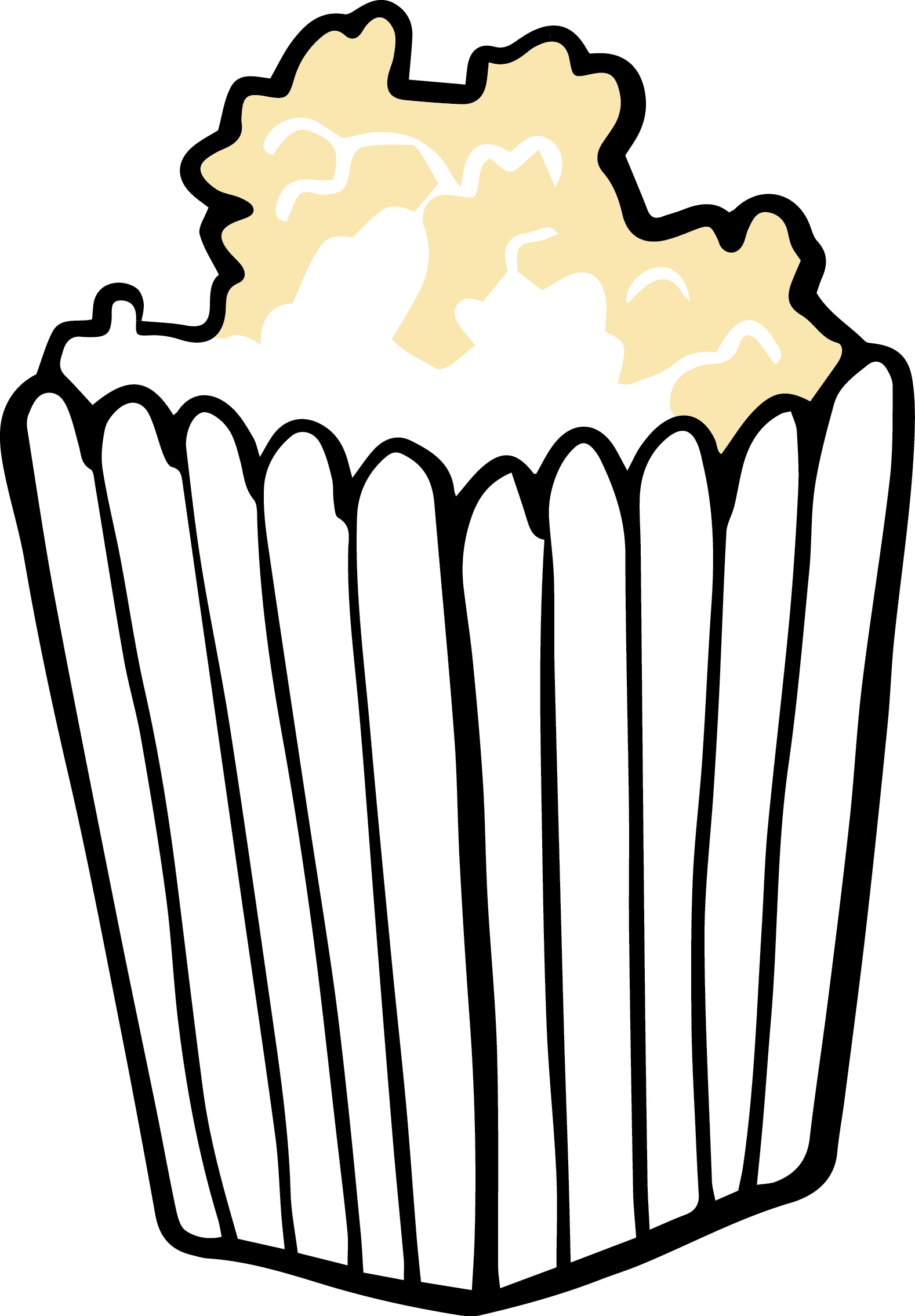 Popcorn Animation Full Of Transprent Png Download - Popcorn Animation Full Of Transprent Png Download (1578x2270)