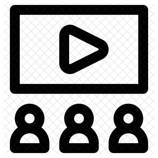 Movie Theater Icon Png - Watching Movie Icon Png (512x512)