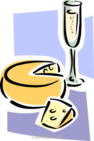 Wine And Cheese Royalty Free Vector Clip Art Illustration - Queijos E Vinhos Vetor Png (321x480)