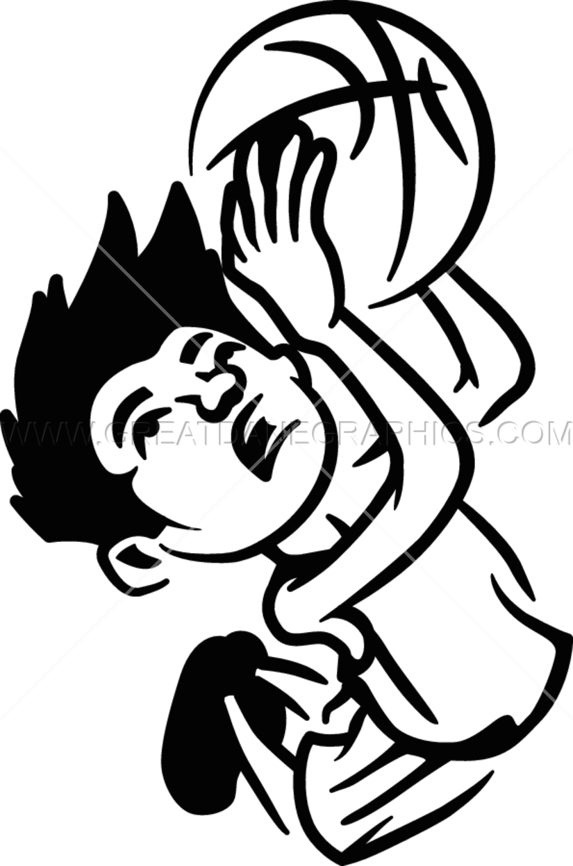 Kid Basketball Dunk - Visual Arts (825x1248)