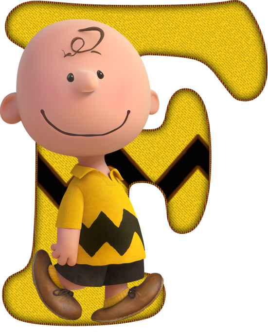 Charlie Brown - Letras Con Charlie Brown (551x683)