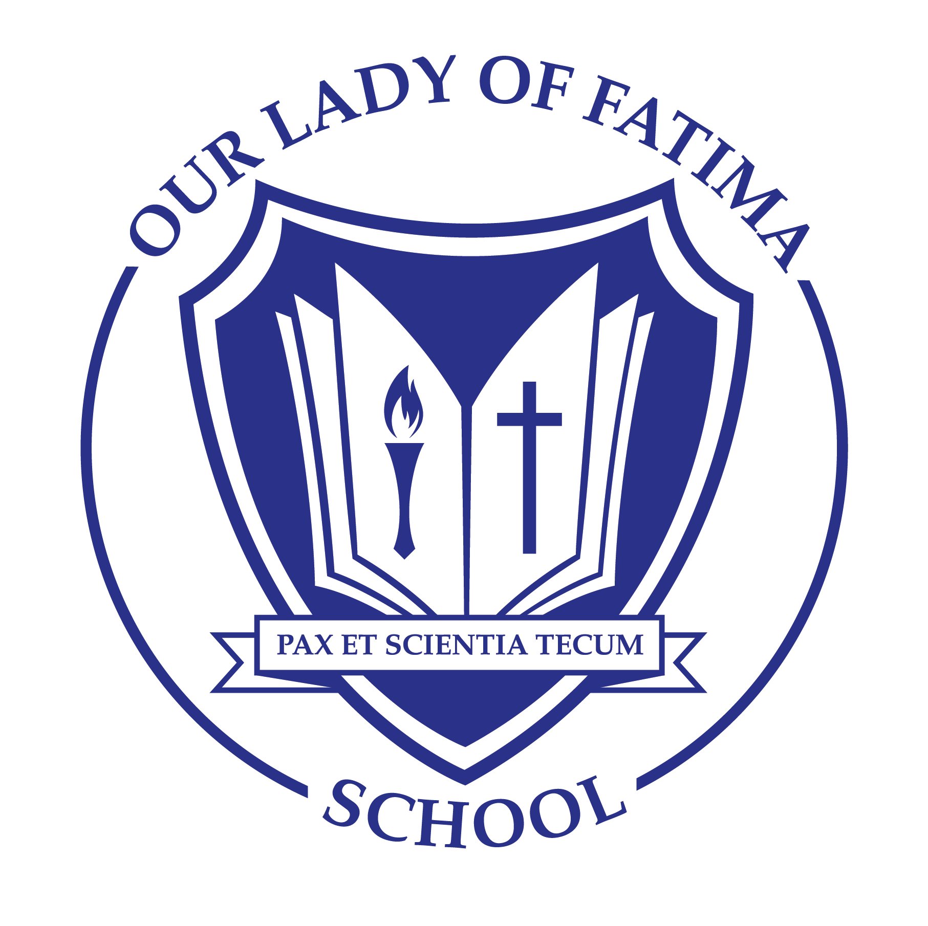 Our Lady Of Fatima - Our Lady Of Fatima School Logo (1813x1810)