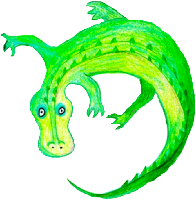 Alfred The Alligator - Illustration (790x756)