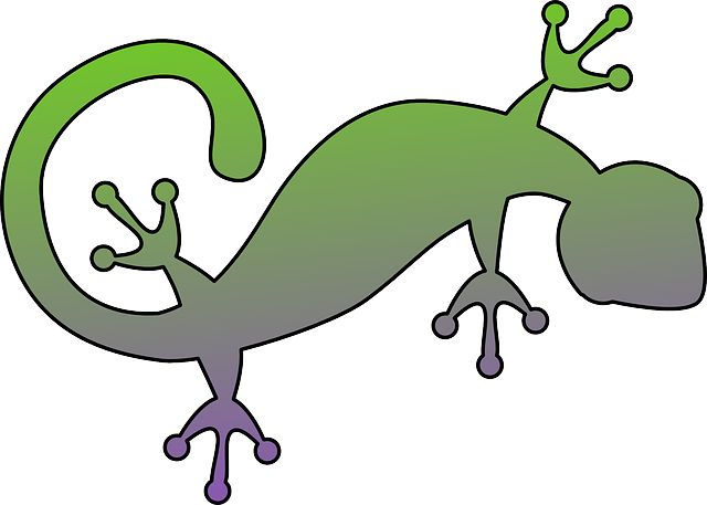 Image - Gecko Clip Art (640x457)