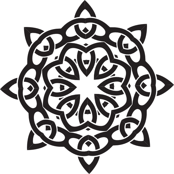 I Really Loved This, Tried To Do My Own Take On It, - Southwest Zia Metal Wall Art (600x600)