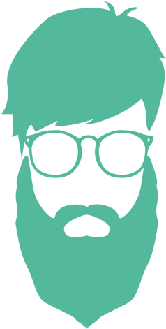 Image Free Library Haircut Vector Beard Side View - Homem De Barba Png (512x512)