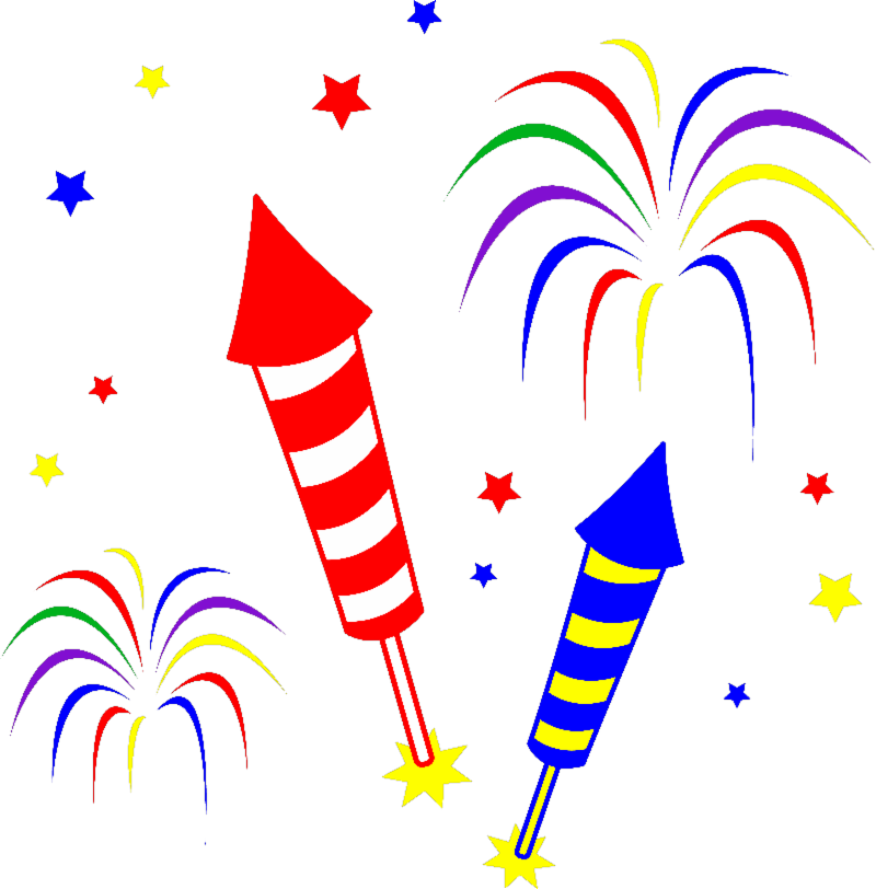With The 4th Of July Approaching Residents Should Be - Firework Clipart (800x812)