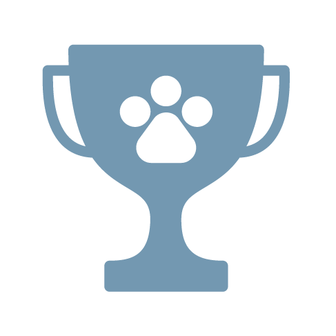 Blue Pet Trophy Icon - Real Property (487x487)