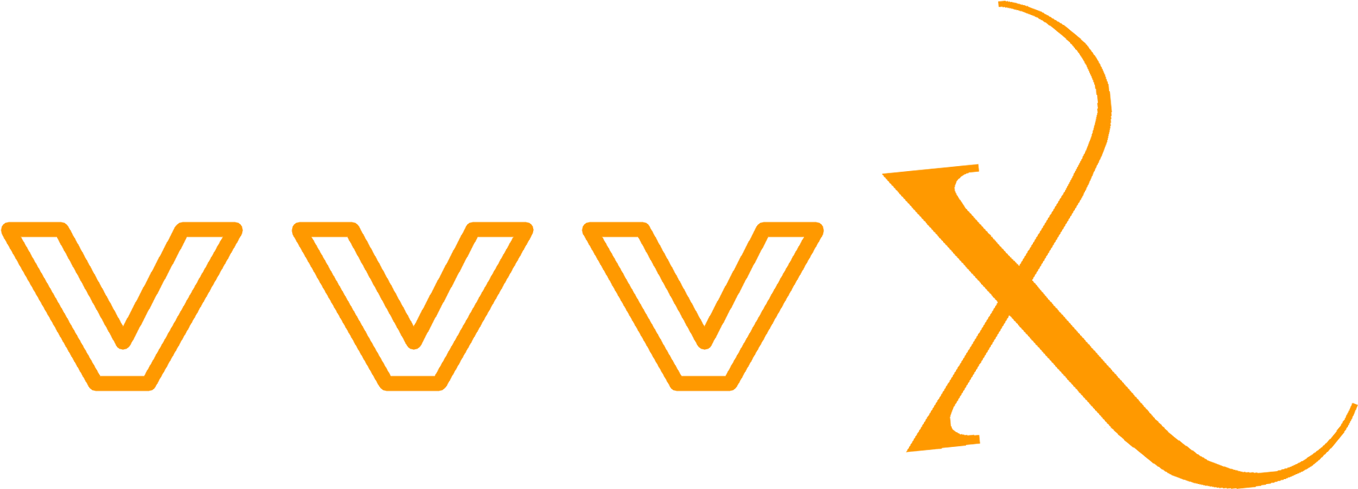 Vvv X Logo For White - Vvv X (1942x756)