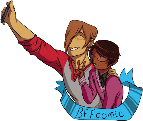 “ Decided To Draw A Lil Something For Some Webcomics - Cartoon (500x425)