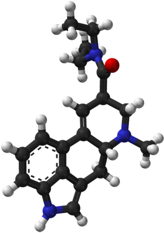 This Is What Really Happens To Your Brain When You're - Lsd Structure 3d (418x520)