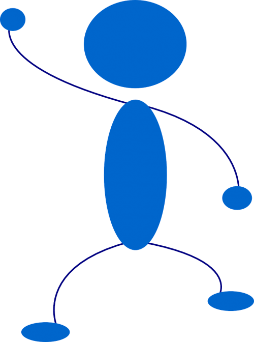 Stickman,stick - Waving Stick Figure Png (500x672)