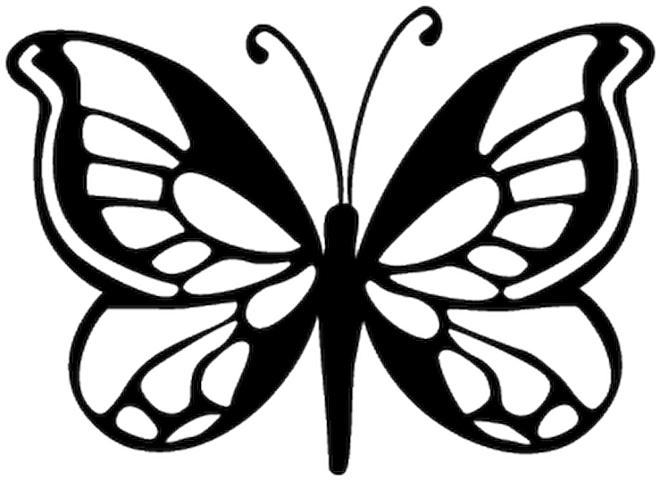 Butterfly Stencil (800x800)
