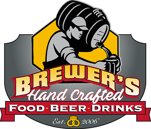 Craft Food Bar Restaurant Beer Wigs Smoked Pizza West - Bartender Pouring Keg Barre Square Sticker 3" X 3" (480x411)
