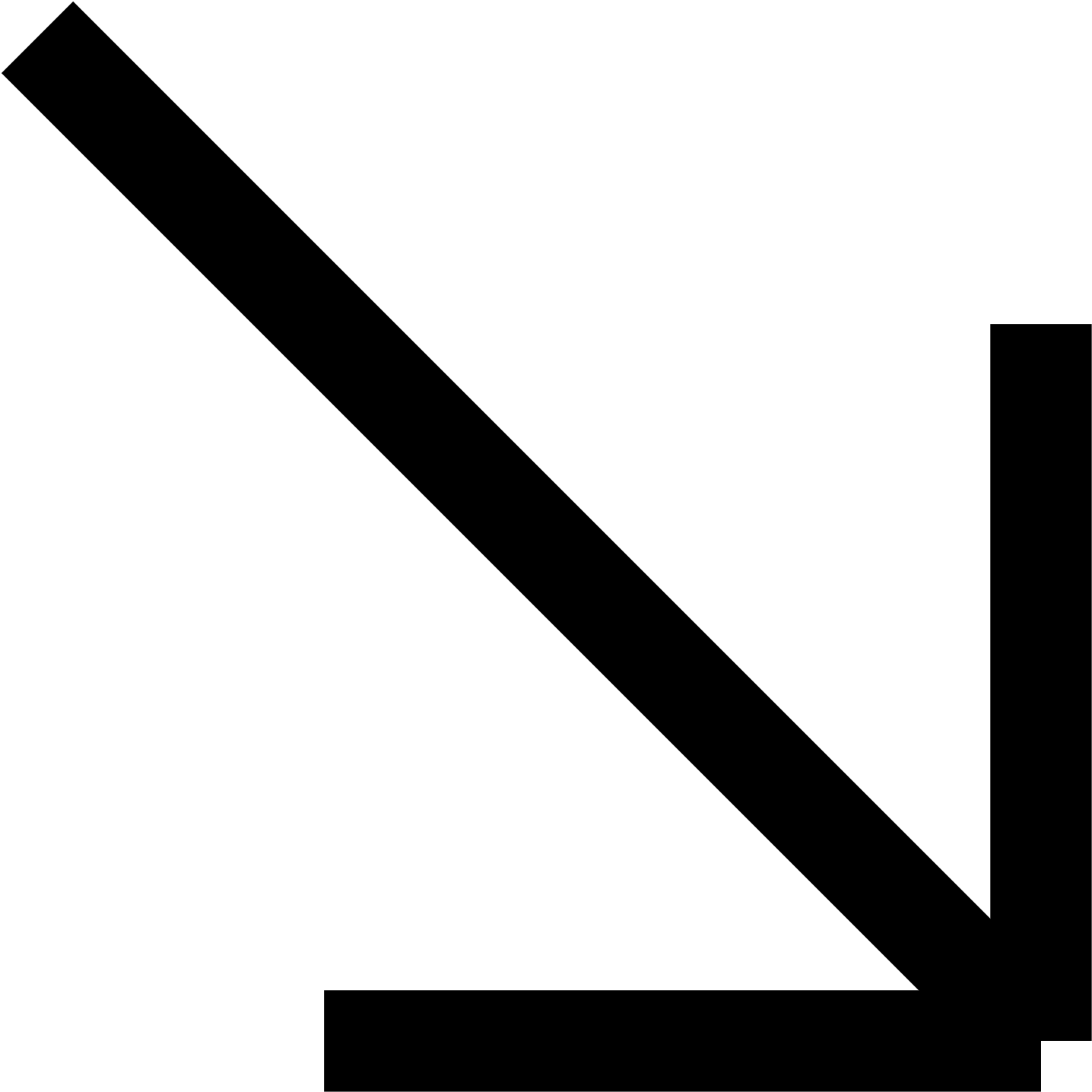 Open - Arrow Down To The Right (2000x2000)
