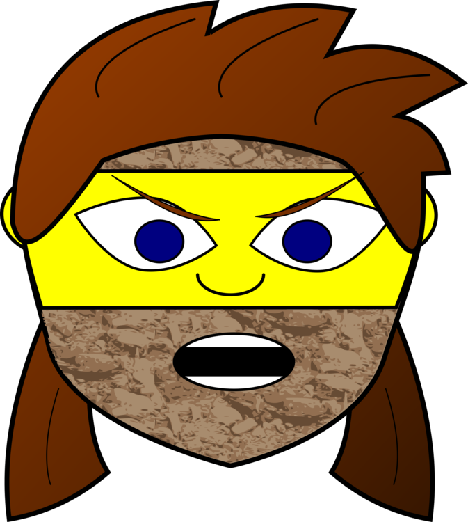 Girl Computer Icons Punk Rock - Rock Girl Full V-neck Tees (673x750)