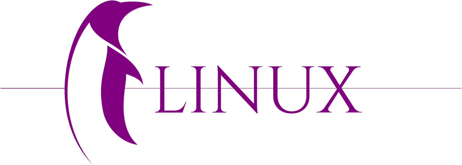 Logo Linux Computer Servers System Administrator - Linux Logo Transparent Png (1875x750)