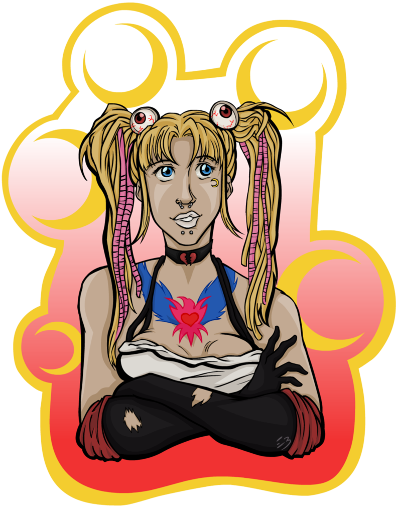 Punk Sailor By Empty Brooke On Deviantart - Punk Sailor By Empty Brooke On Deviantart (791x1010)