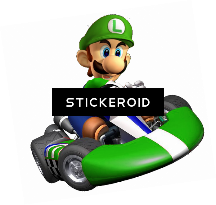 Super Mario Kart - Transparent Mario Kart Luigi (696x659)