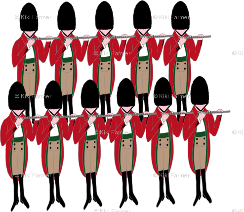 12 Days Of Christmas 11 Pipers Piping Wallpaper - Illustration (494x429)
