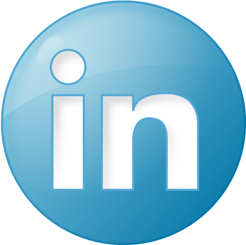 Clip Art Blue Button Social Icon - Linkedin Icon .png (512x512)