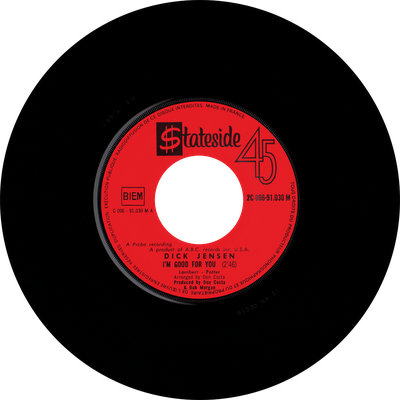 Labels Of The "i'm Good For You / Jealous Feeling" - Santa Never Made It To Darwin (400x400)
