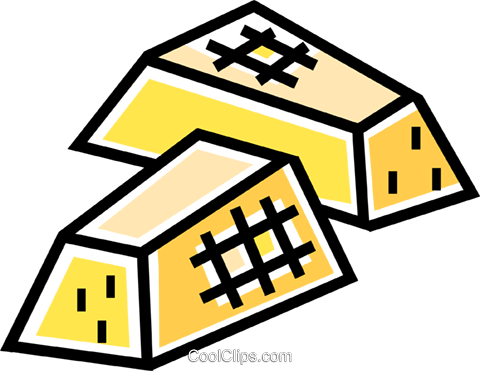Gold Bars Royalty Free Vector Clip Art Illustration - Illustration (480x371)