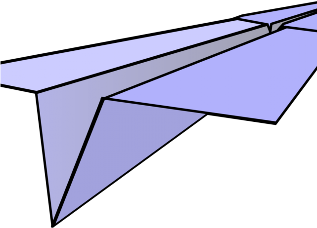Paper Clipart Airplan - Drawing Clipart Paper Airplanes (640x480)