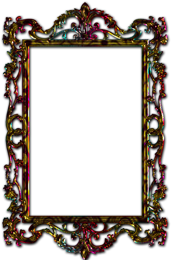 Borders And Frames, Papo, Boarders, Planner Ideas, - Decal Guru Antique Picture Frames Wall Decal (612x900)