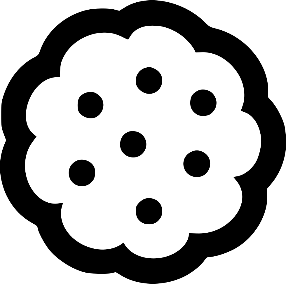 Png File - Black And White Cookie (980x974)
