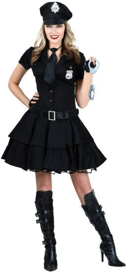 Halloween Costume Png Clipart Background - Women Police Costume (400x571)