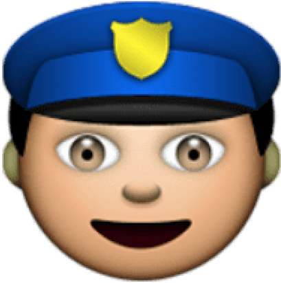 Download Ios Emoji Police Officer Clipart Png Photo - Download Ios Emoji Police Officer Clipart Png Photo (480x502)