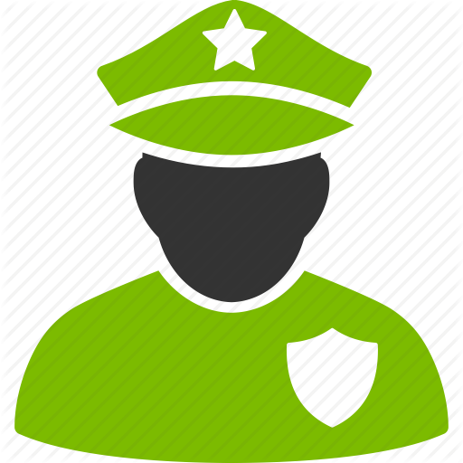 Clipart Free Airplane Safety By Aha Soft Constable - Police Officer Icon Green (512x512)