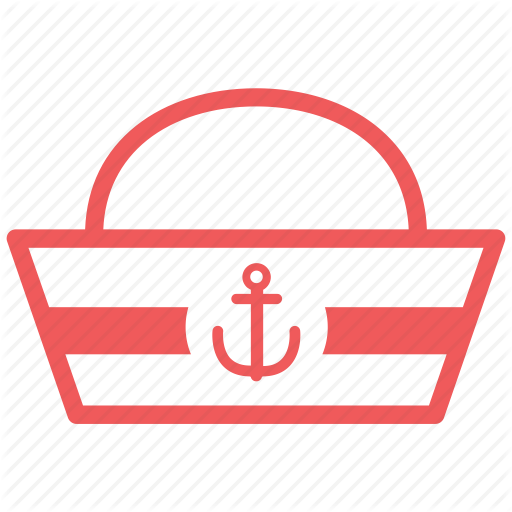 Sailor Hat Svg Clipart Sailor Cap Hat - Sailor Hat Svg (512x512)