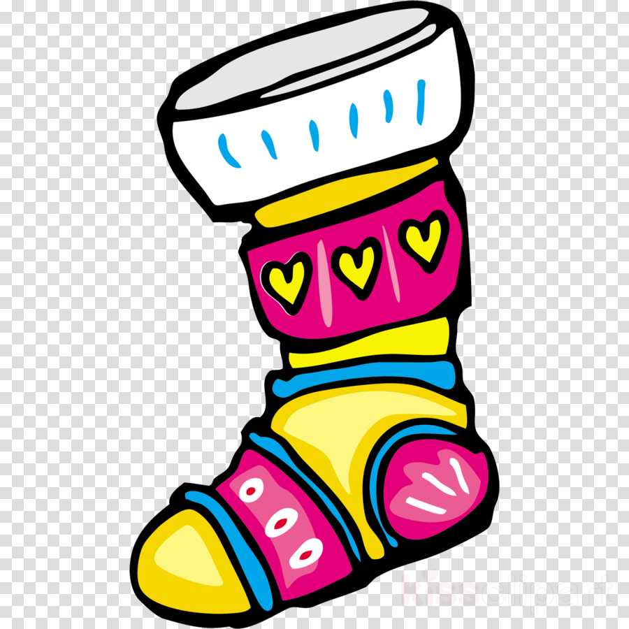 Sock Christmas Stockings Gift Clip Art - Носок Клипарт (900x900)