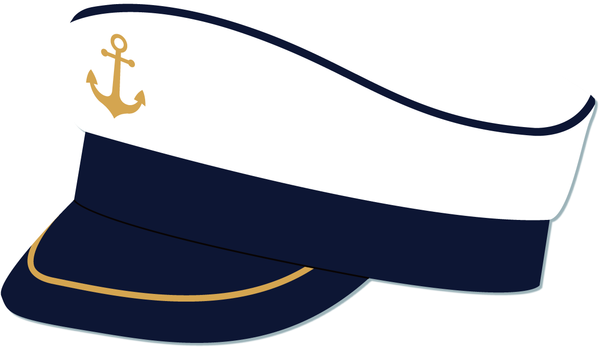 Svg Library Download Cap Hat Beautifully Transprent - Sailor Hat Transparent Background (1276x1276)